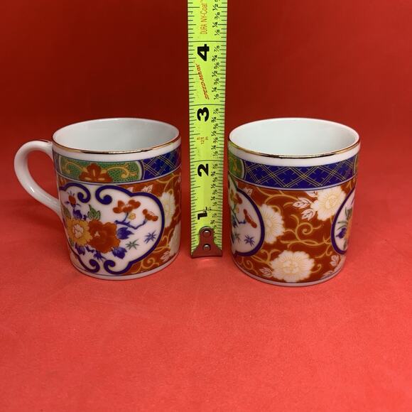 Japanese Tea Set Nishiki Ko-Imari Teapot 5-Cups and Saucers Ceramic - Picture 8 of 15